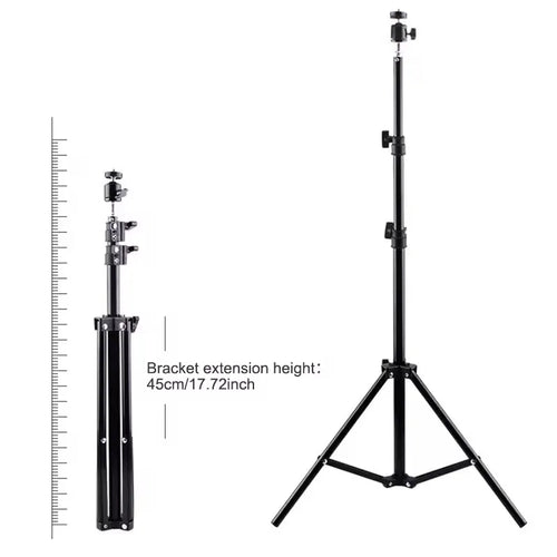 50Cm-160Cm Universal Portable Bracket for HY300 Mini Projector Tripod Stand Mount Max Load-Bearing 3.3 Pounds