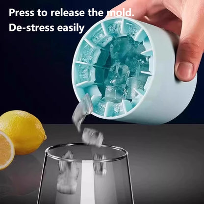 Silicone Ice Cube Mold round Ice Bucket Summer Homemade DIY Refrigerator Freeze Ice Maker Creative Ice Cube Mold Kitchen Tools