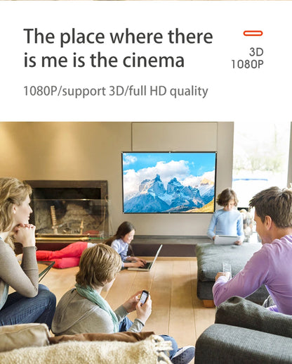 Projection Curtain 16: 9 Ratio Hight-Density 60-200 Inch Foldable Anti-Crease Portable Movie Projector Screen