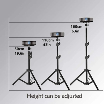 50Cm-160Cm Universal Portable Bracket for HY300 Mini Projector Tripod Stand Mount Max Load-Bearing 3.3 Pounds